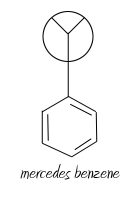 Mercedes benzene